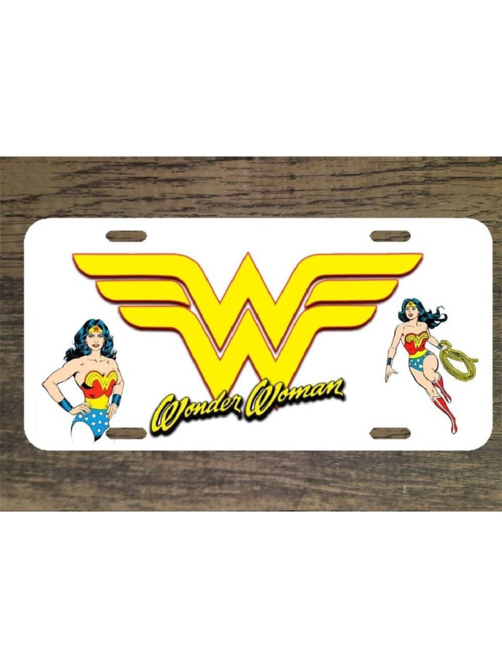Wonder Woman 6x12 Custom Mountable Novelty License Plate